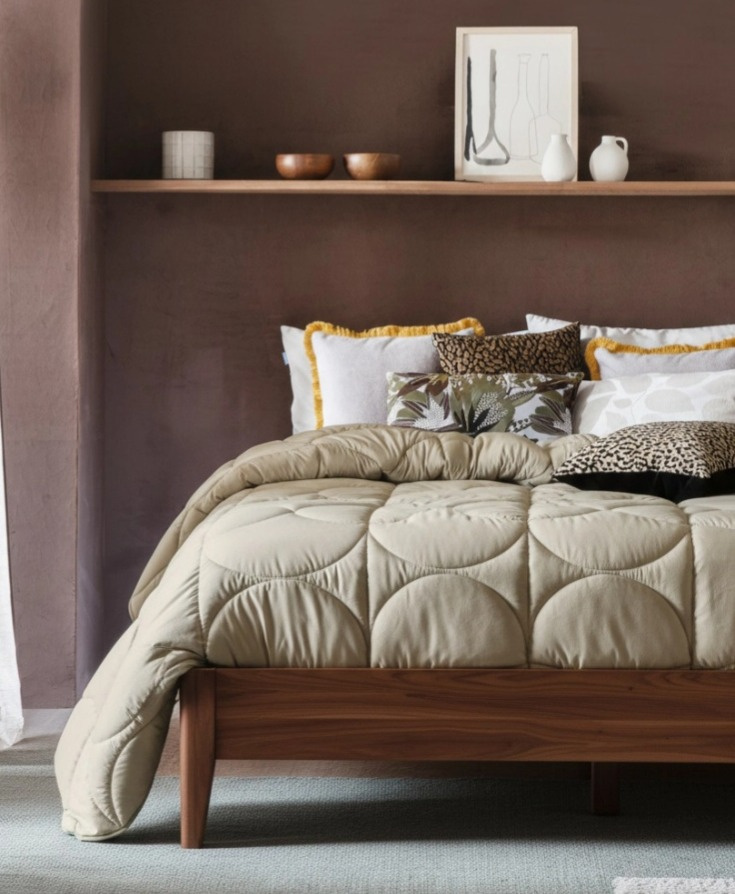 Přehoz na postel Arni Arena, béžový, 250x270 cm