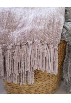 Pléd Emmy růžový, 127x152 cm