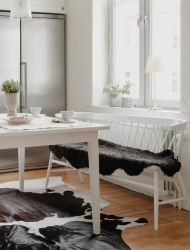 Kudrnatá australská kožešina Curly, hnědá, 95x60 cm