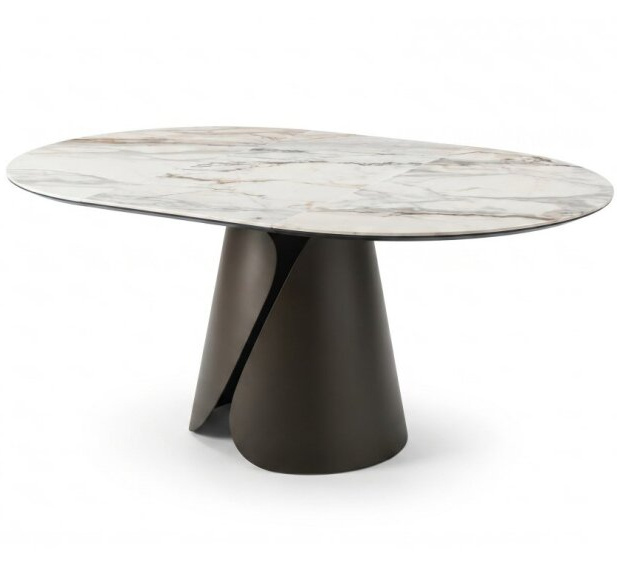 Rozkládací stůl Tango, Ø125 cm, 125x184,5 cm, CS4170-D 125