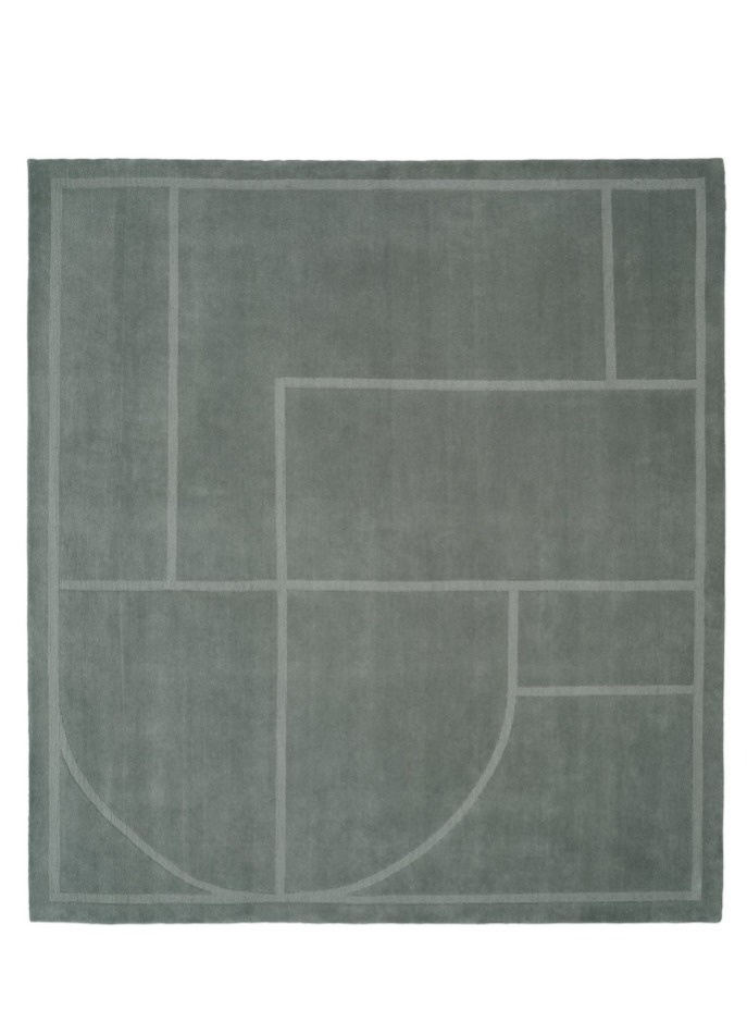 Vlněný koberec Elemental Verse, šedý, 200x220 cm