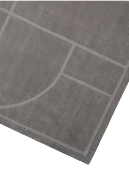 Vlněný koberec Elemental Verse, šedý, 200x220 cm