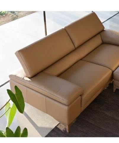 Pohodlná pohovka Paris, 180 cm, kůže, látka