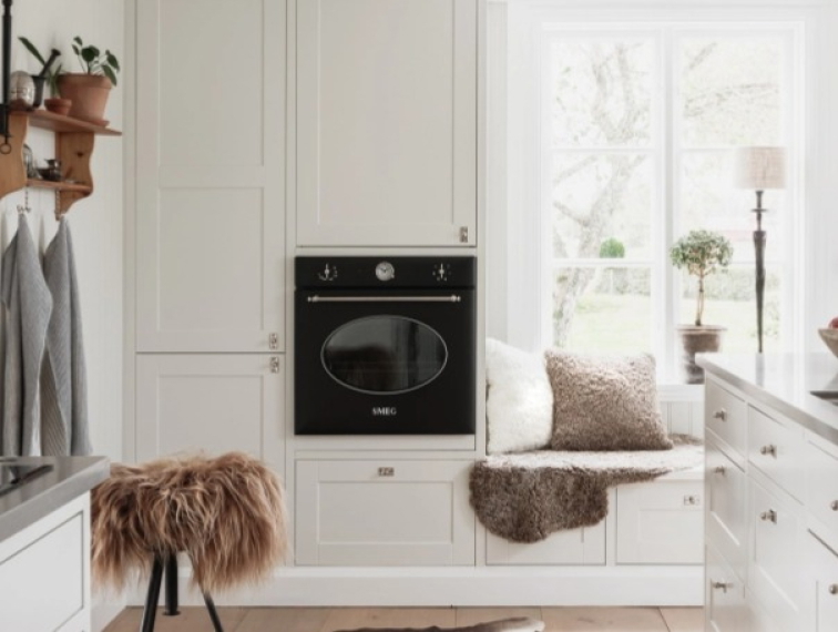 Polštář tibetská kožešina Shansi, béžová Degradé, 40x40 cm