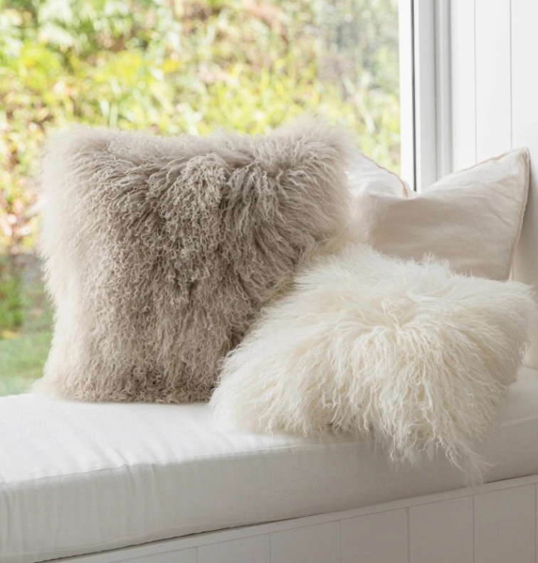 Tibetská kožešina Mushroom, 95x55 cm