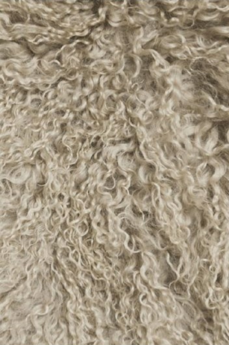 Tibetská kožešina Taupe, 95x55 cm
