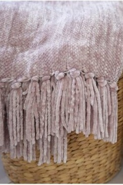 Pléd Emmy růžový, 127x152 cm