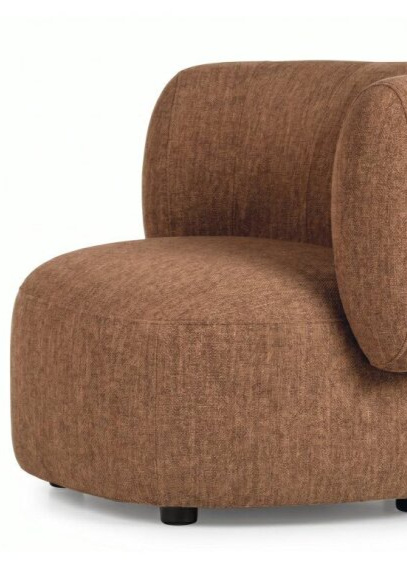 Křeslo Glen Lounge s čalouněnou nohou, CS3474-LA