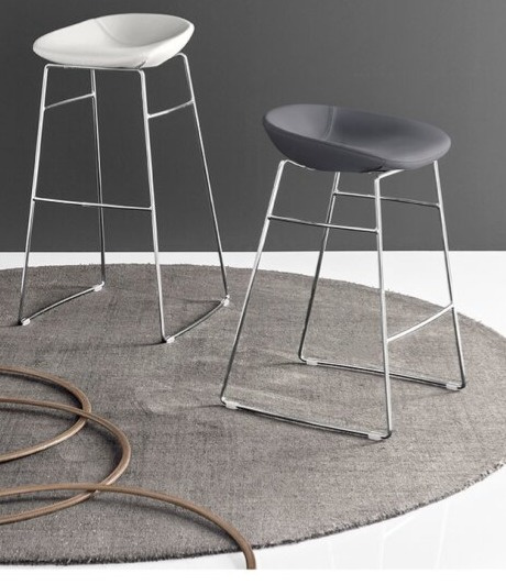 Barová židle Palm, kov, variabilní potah, v.67 cm, CS1822-MTO