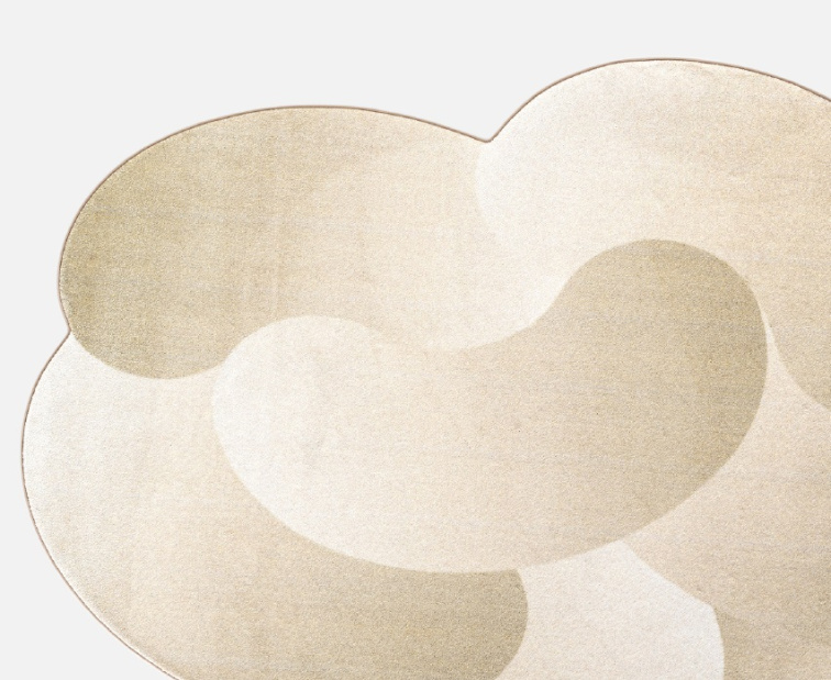 Koberec Curved, 300x200 cm, béžový, CS7263-B