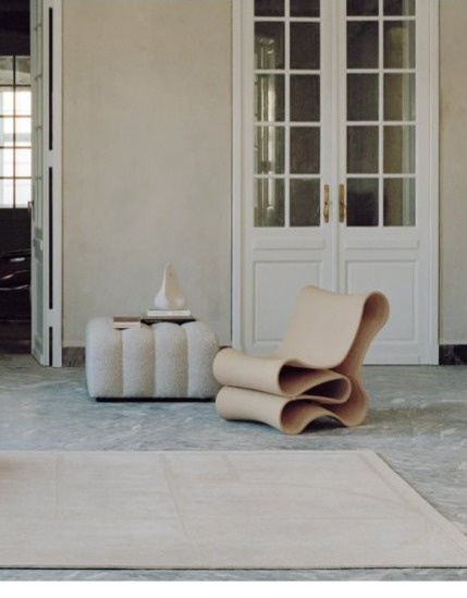 Vlněný koberec Elemental Verse, šedý, 200x220 cm