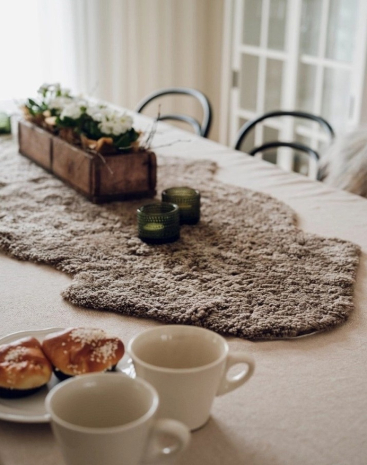 Polštář australská kožešina Curly, přírodní šedá, 45x45 cm