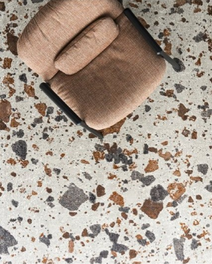 Kulatý koberec Terrazzo, O240 cm