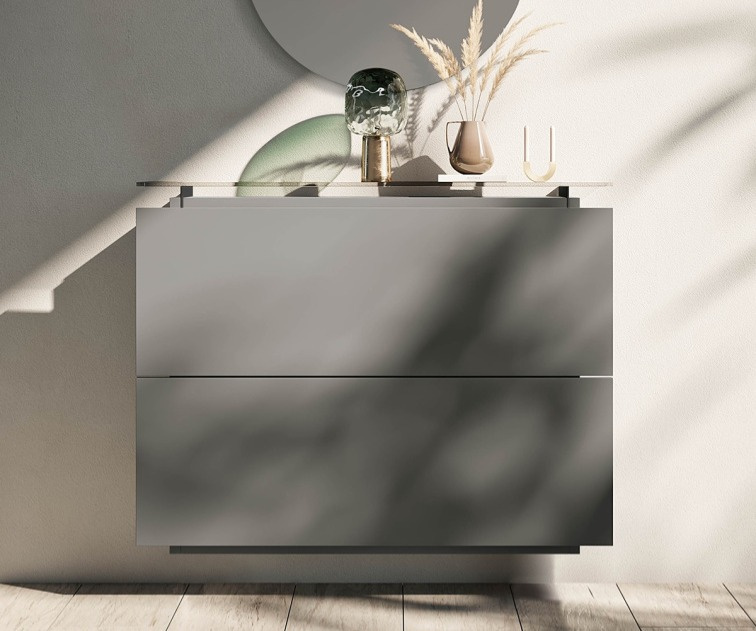 Závěsný botník Hosoi pro 6/12 párů bot, výška 84 cm