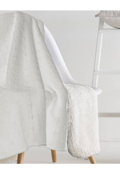 Pléd Alegro White, bílý, 130x170 cm