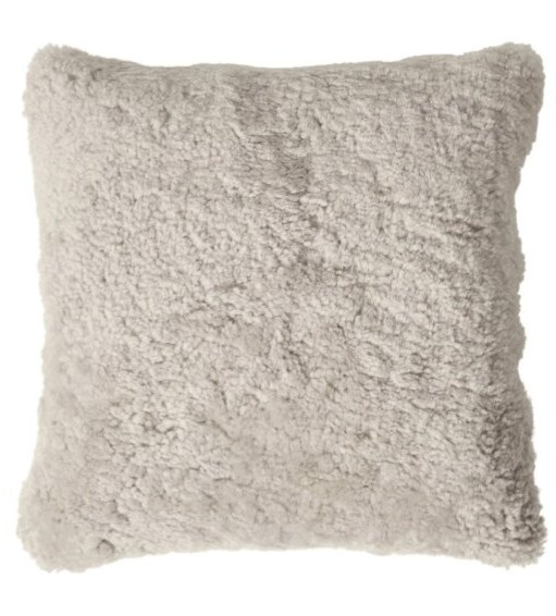 Polštář australská kožešina Curly Sand, 45x45 cm