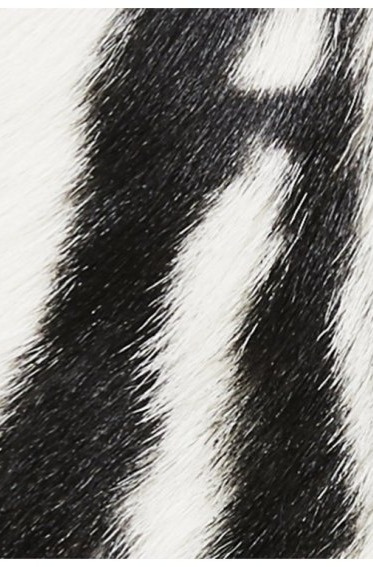 Polštář kozí kůže Zebra, 45x45 cm