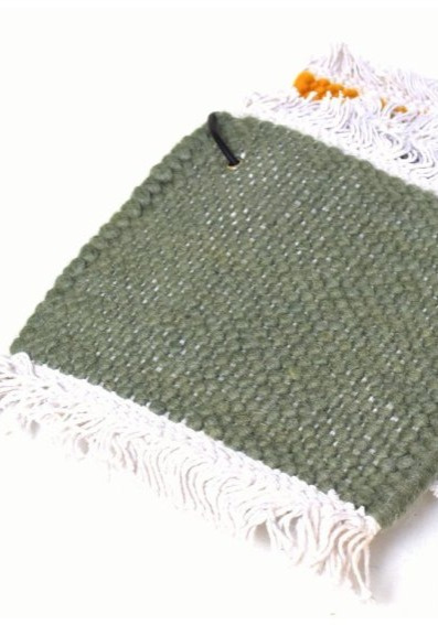 Vlněný koberec Birla Green, zelenkavý