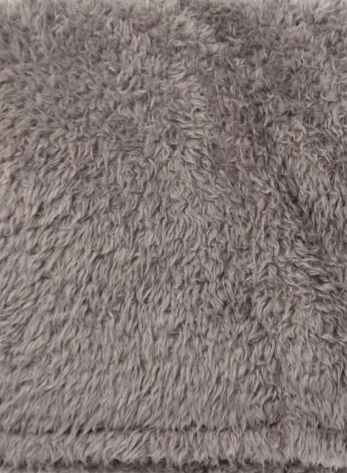 Plyšový pléd Tedy Grey, šedý, 120x180 cm