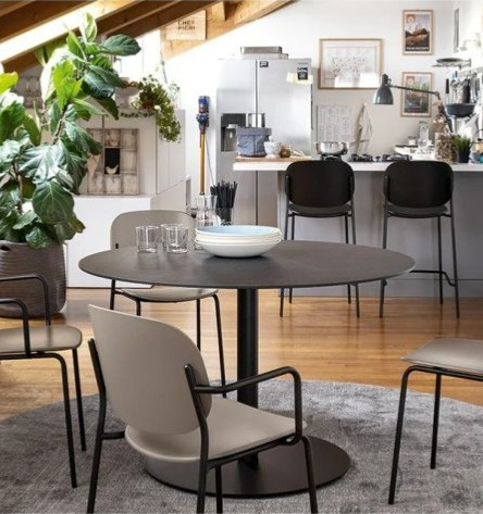 Kulatý stůl Cocktail, Ø120 cm, CB4759-FD 120