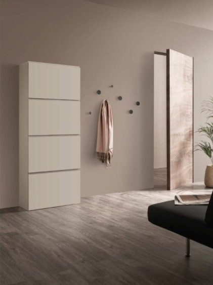 Botník Minima pro 16/32/48 párů bot, výška 181,8 cm