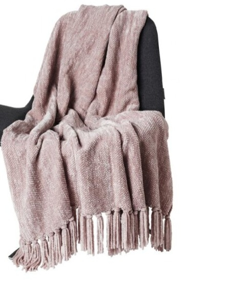 Pléd Emmy růžový, 127x152 cm