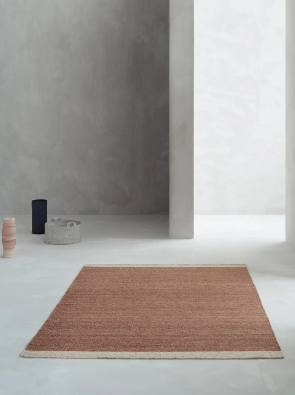 Odolný koberec Ledro Rust, rezavě červený