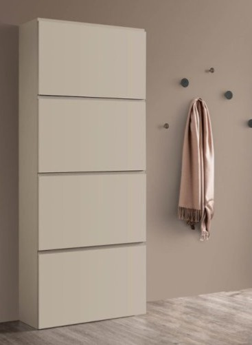 Botník Minima pro 16/32/48 párů bot, výška 181,8 cm