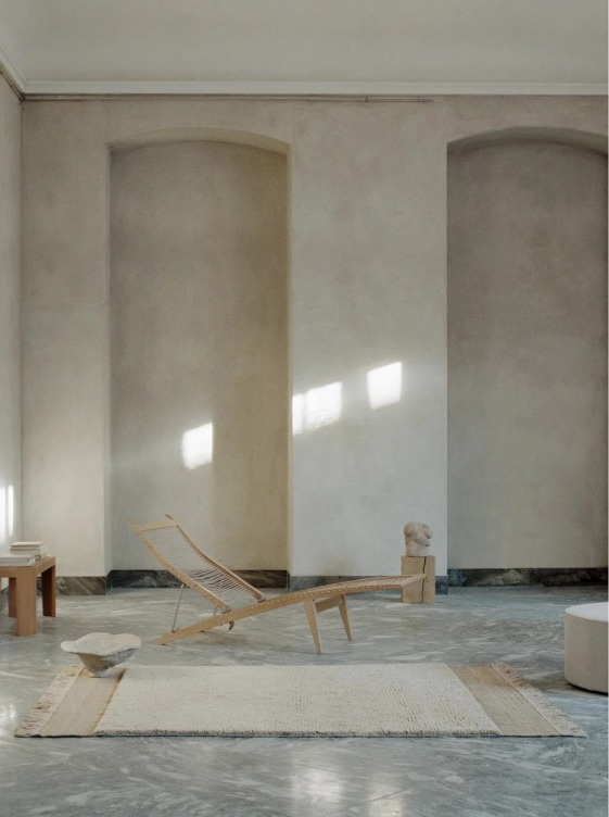 Vlněný koberec Ethos View Beige, béžový