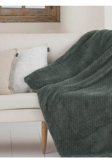 Pléd Delme Green, zelený, 130x170 cm