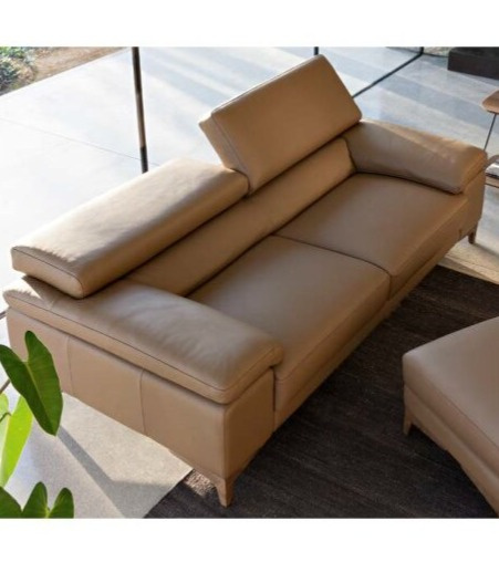 Pohodlná pohovka Paris, 180 cm, kůže, látka