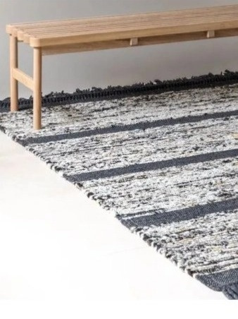 Vlněný koberec Gorm Charcoal, uhlově šedý