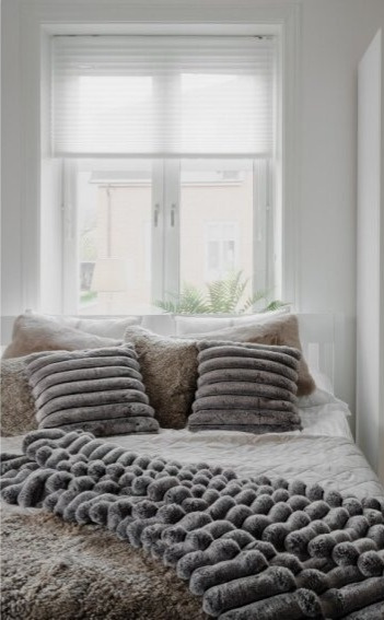 Polštář Rocky Smoke, kouřově šedý, 45x45 cm