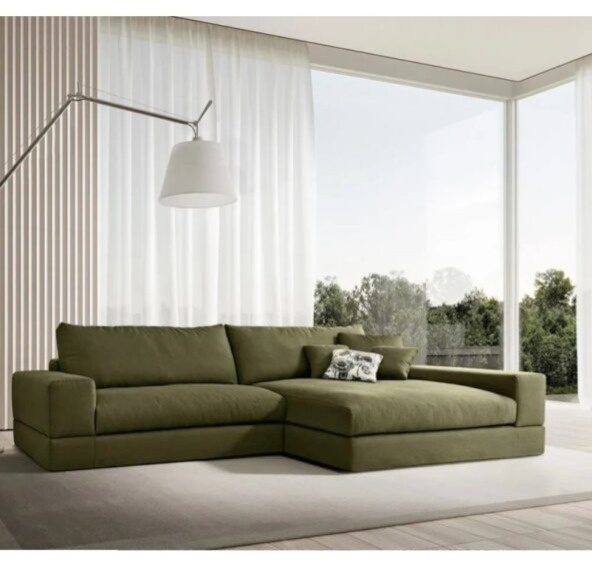 Čalouněná pohovka Vision, látková, 293x171 cm, snímatelný potah