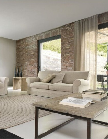 Klasická pohovka Prince, 216 cm, látka