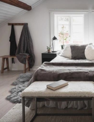 Dlouhosrstá australská kožešina Gently, grafit, 95-100 cm