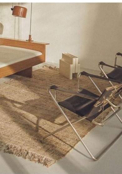 Jutový koberec Nessa Natural, ručně tkaný