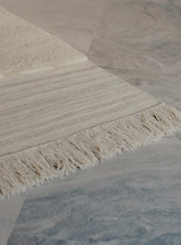 Vlněný koberec Eternal Eye Natural, přírodní