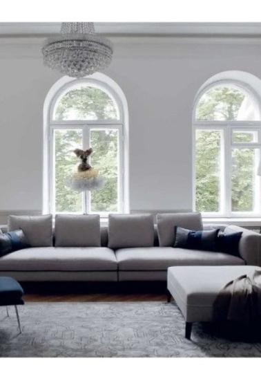 Japonský koberec Kaito Silver