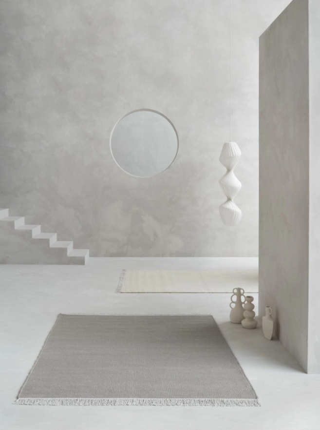 Vlněný koberec Birla Grey, šedohnědý