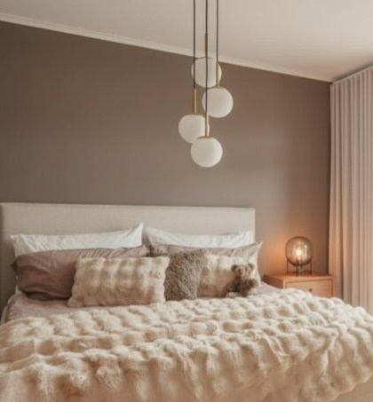 Luxusní přehoz Misty Beige, 140x220 cm