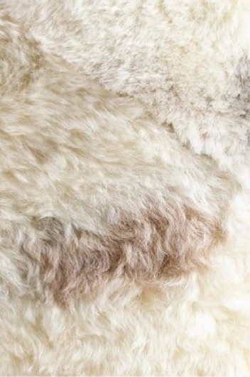 Islandská ovčí kožešina Nelly, strakatá, 90x55 cm