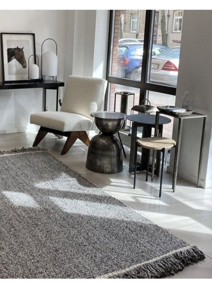 Vlněný koberec Elmo Dark Grey