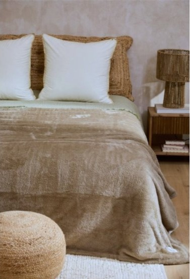 Přehoz Pooh Stone, pléd, 200x220 cm