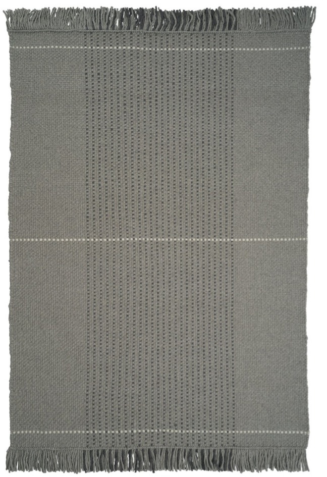 Vlněný koberec Awakened Mind Grey, šedý, vlna