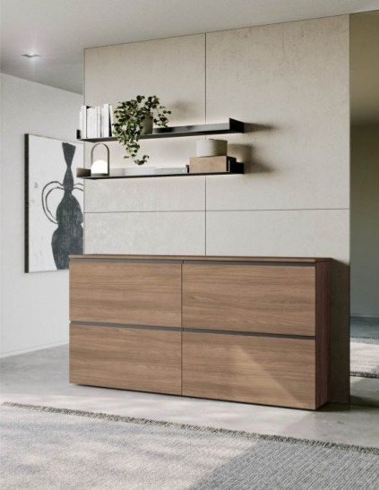 Dvojitý botník Minima pro 16, 32, 48 párů bot, výška 91,8 cm