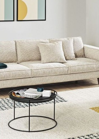 Kulatý stolek Atollo Wood, dřevo, O62,5 cm, CS5098-M