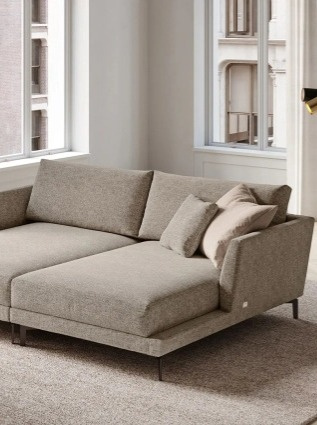 Modulární pohovka Elton, 234 cm, snímatelný potah