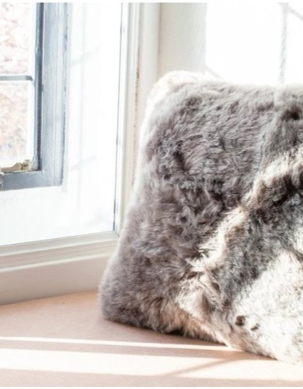 Kašmírový polštář Nanny Babyblue