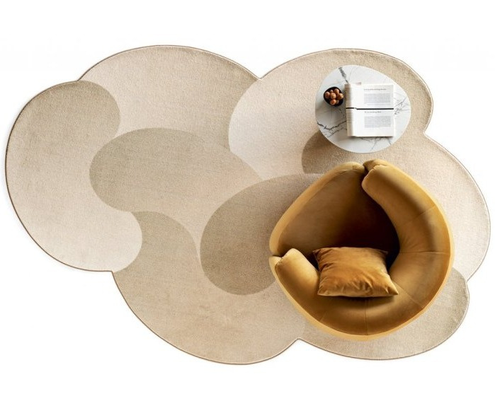 Koberec Curved, 300x200 cm, béžový, CS7263-B